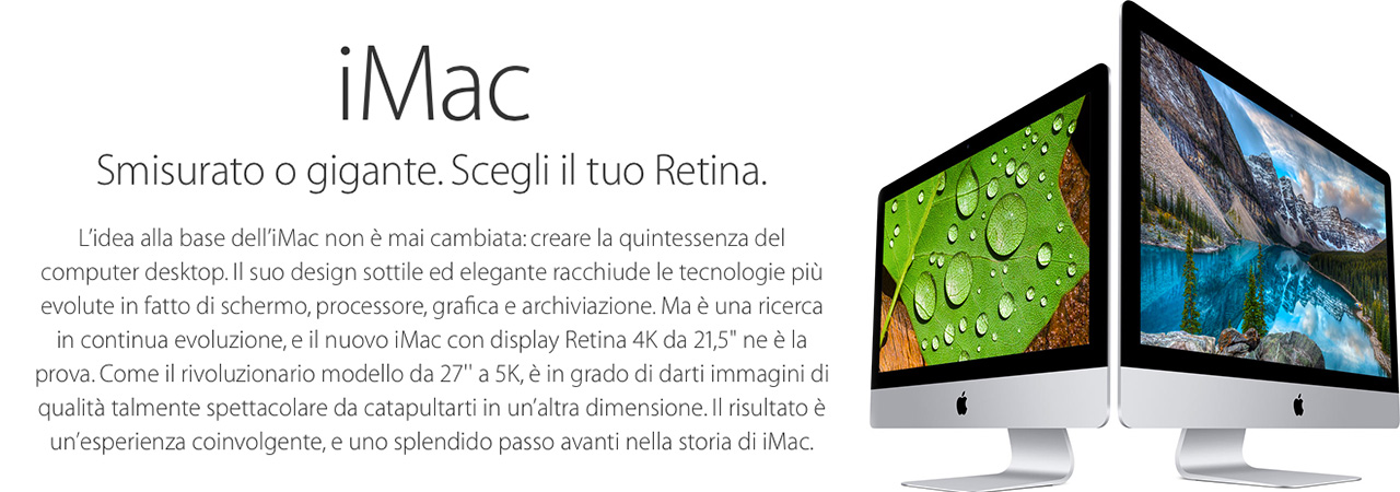 iMac Retina display 4K & 5K